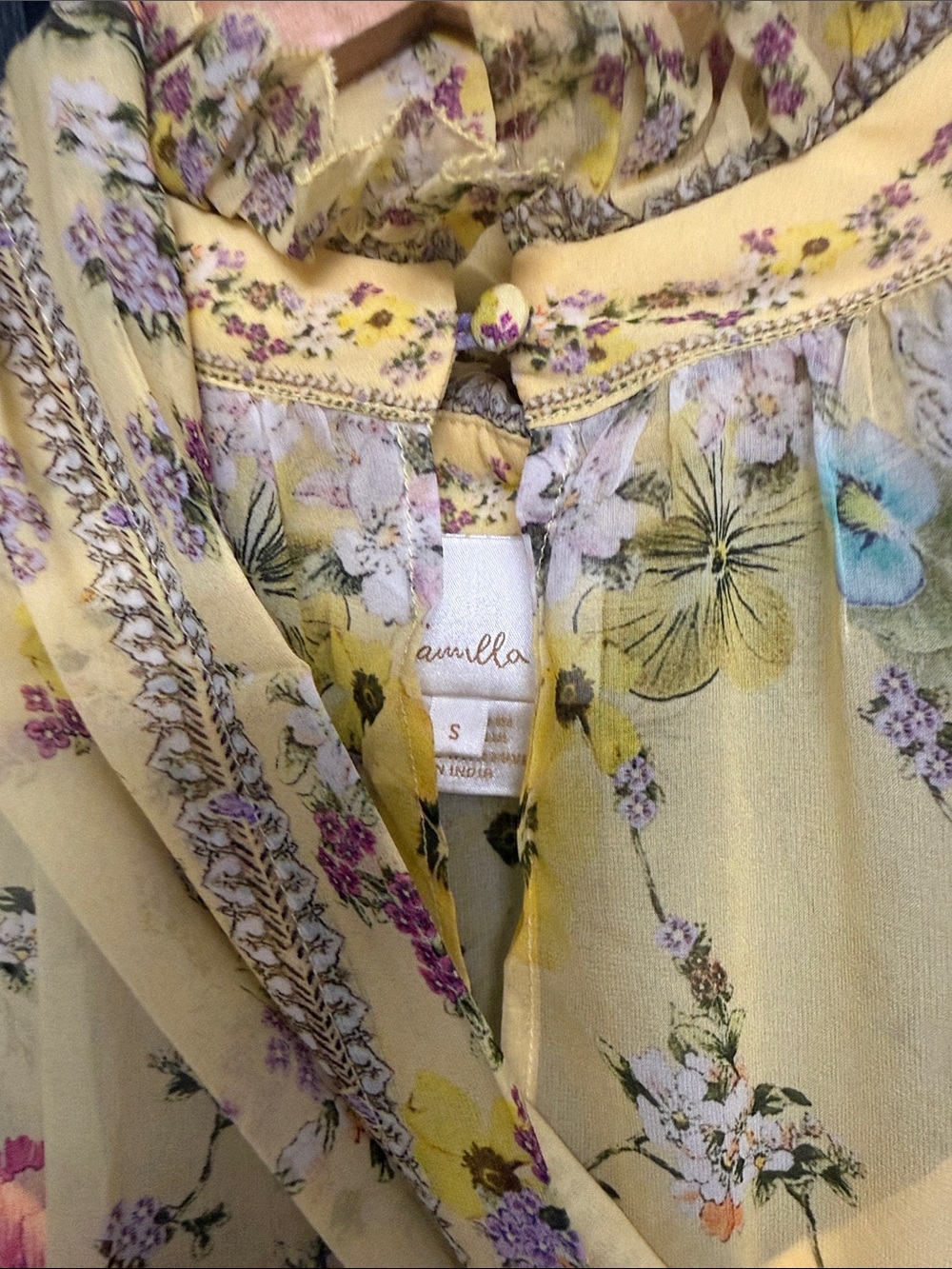 Camilla
Embellished asymmetric silk georgette maxi dress - Picture 5 of 7